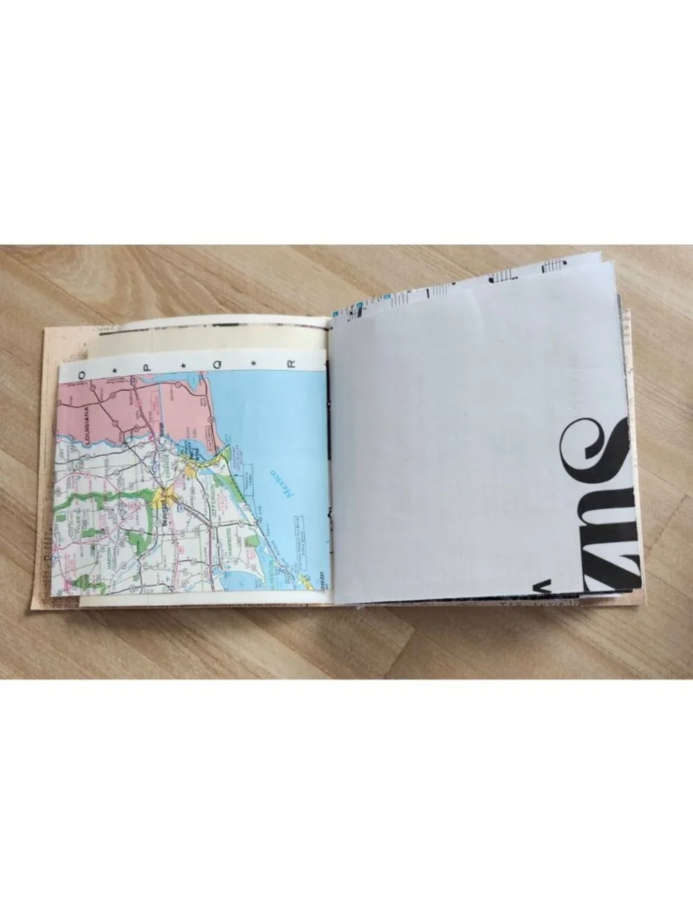 Travel Theme Junk Journal Handmade 66 pages